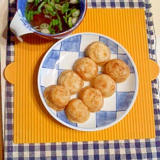 冷凍たこ焼きの明石焼き風♪